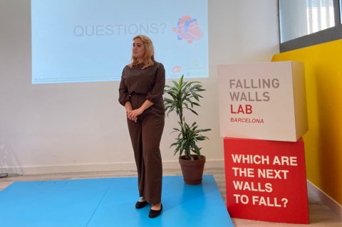 Afraa Razouk Presents Innovative Cardiovascular Diagnostic Research at Falling Walls Lab